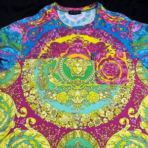 Light Worn Versace Shirt